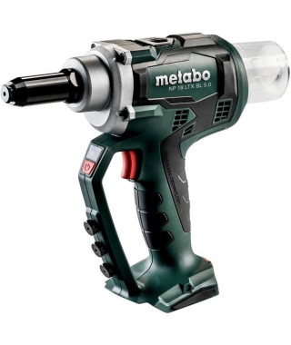 Riveteuse sans fil - METABO - NP 18 LTX BL 5.0 - 18 V - MetaBOX 145 L