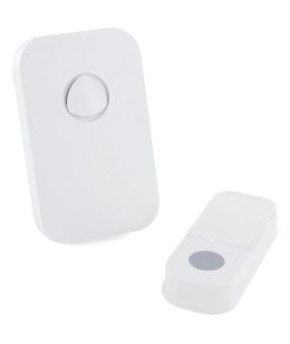 Carillon - CHACON - Sans fil sur batterie - 120 m - Blanc