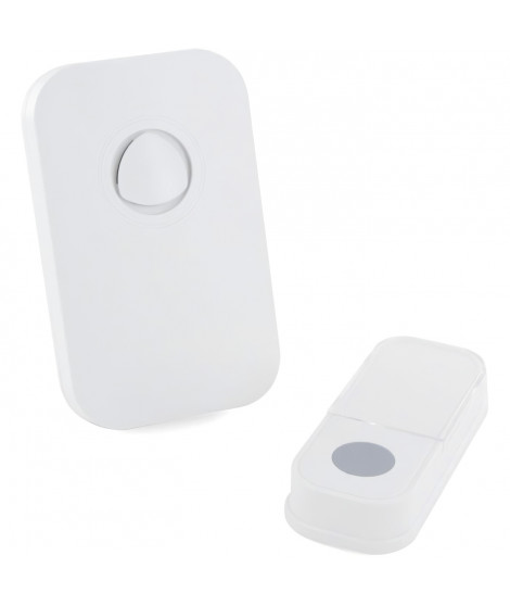 Carillon - CHACON - Sans fil sur batterie - 120 m - Blanc