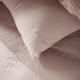 Parure de lit - TODAY - 123332 - 1 personne - 140x200 cm - Gaze de coton unie - Rose des sables