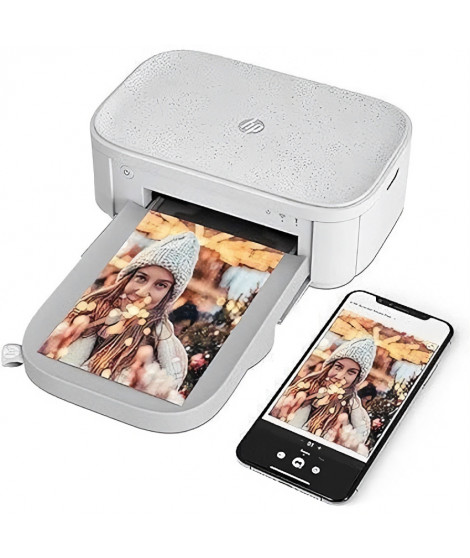 Imprimante sans fil portable - HP - SPROCKET STUDIO + - Photos de 10,2 x 15,2 cm a partir de votre appareil iOS et Android