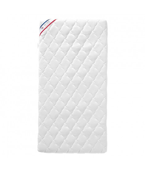 Matelas Bébé Parfait - 60x120x10 cm - 2 Faces : Été / Hiver - Déhoussable - Anti Acarien