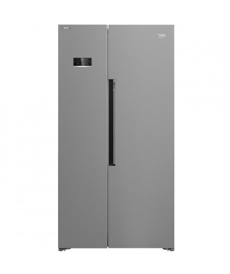 Réfrigérateur Side by Side pose libre - BEKO - GN1603140XBN - Classe E - Froid ventilé - 580 L - 70,5 x 91 x 179 cm - Métal b…
