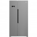 Réfrigérateur Side by Side pose libre - BEKO - GN1603140XBN - Classe E - Froid ventilé - 580 L - 70,5 x 91 x 179 cm - Métal b…