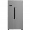 Réfrigérateur Side by Side pose libre - BEKO - GN1603140XBN - Classe E - Froid ventilé - 580 L - 70,5 x 91 x 179 cm - Métal b…