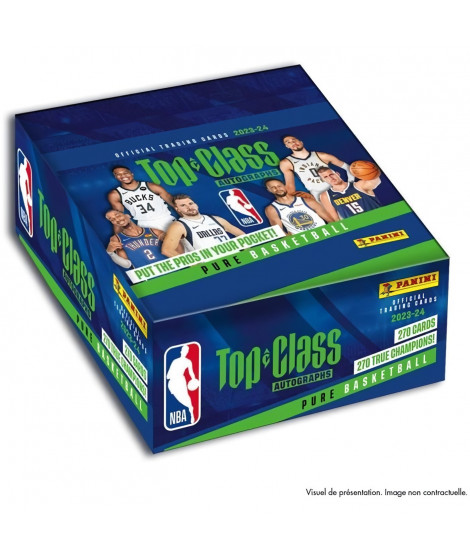 Boîte stickers - PANINI - NBA Top Class Autographs 2023-2024 - Contient 24 pochettes de 8 cartes