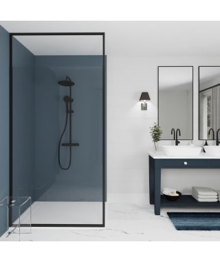 Paroi fixe - GELCO - ONLY Noir - 90 x 210 / 266
