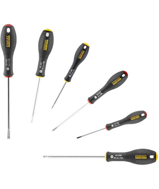 Jeu de 6 Tournevis - STANLEY FATMAX - FMHT0-62626 - Electricien + Phillips