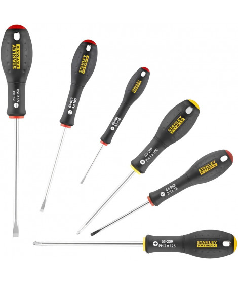 Jeu de 7 Tournevis - STANLEY FATMAX - FMHT0-62627 - Electricien + Mecanicien + Phillips