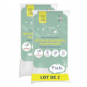 Lot de 2 Proteges Matelas Bébé Bamboo - 60x120 cm - Alese Imperméable - Viscose Douce - Sans traitement chimique