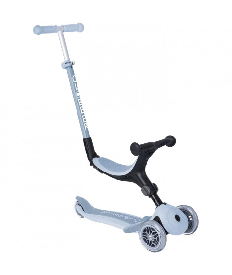 Trottinette 3 roues évolutive - GLOBBER - ACTIVE ECOLOGIC - Bleu Cassis - Plastique recyclé - Porteur Siege large 15 mois a 9…