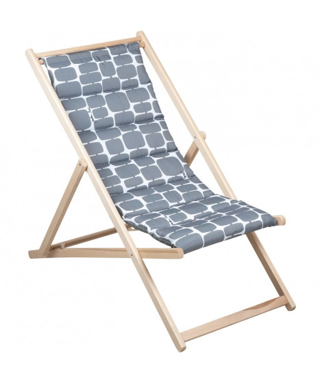 Chilienne matelassée - JARDIN PRIVE - FUTURISTE - Mastic - F100