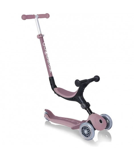Trottinette 3 roues évolutive - GLOBBER - ACTIVE ECOLOGIC - Framboise - Plastique recyclé - Porteur - Siege large - 15 mois a…