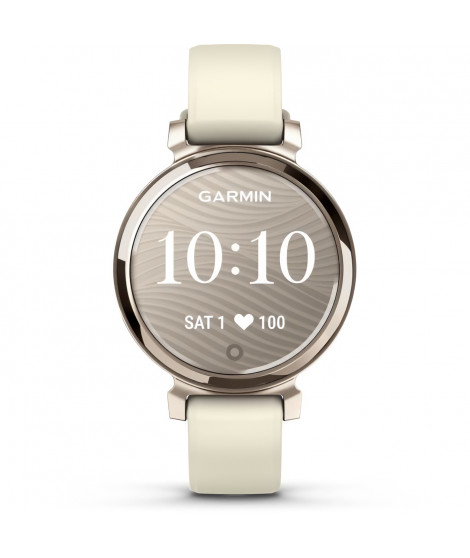 Montre connectée - GARMIN - Lily 2 - 25,4 x 21,3 mm - Cream Gold avec bracelet Blanc coco