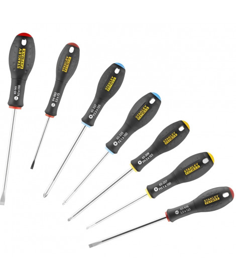 Jeu de 7 Tournevis - STANLEY FATMAX - 0-65-438 - Electricien + Mecanicien + Phillips + Pozidriv