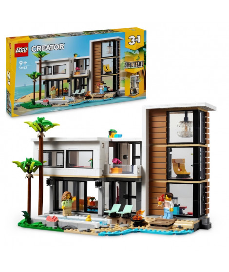 LEGO Creator 31153 La maison moderne - a transformer en immeuble de 3 étages ou en chalet
