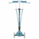 Trottinette 3 roues pliable - GLOBBER - PRIMO FOLDABLE PLUS LIGHTS - Bleu aqua - Roues lumineuses - 2 a 9 ans - 50 Kg