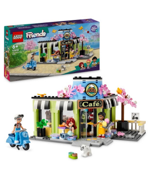 LEGO Friends 42618 Le café de Heartlake City - Accessoires cuisine enfant, sociabilité