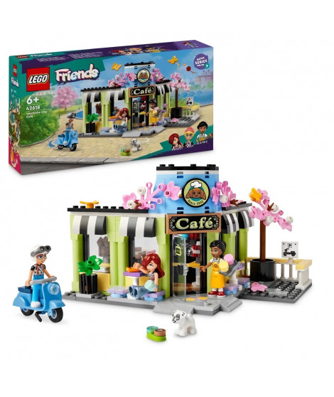 LEGO Friends 42618 Le café de Heartlake City - Accessoires cuisine enfant, sociabilité