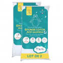 Lot de 2 Proteges Matelas Bébé Anti Acariens - pour Couffin, Nacelle, Landeau - Alese Imperméable - Bouclette 100% coton - 40…