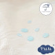 Lot de 2 Proteges Matelas Bébé Anti Acariens - pour Couffin, Nacelle, Landeau - Alese Imperméable - Bouclette 100% coton - 40…