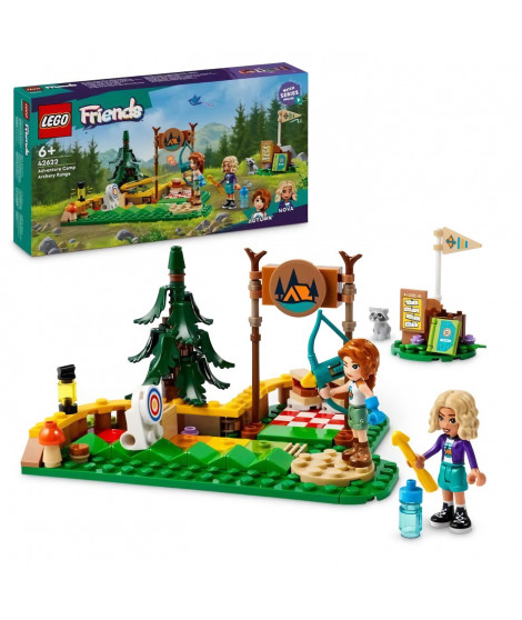 LEGO Friends 42622 Le stand de tir a l'arc de la base de loisirs - Set pour jeu de rôle