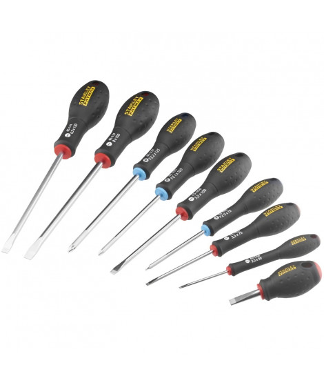 Jeu de 9 Tournevis - STANLEY FATMAX - FMHT65424-0 - Electricien + Mecanicien + Pozidriv