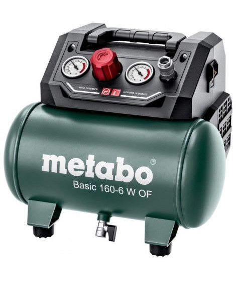Compresseur - METABO - Basic 160-6 W OF - Raccord rapide universel