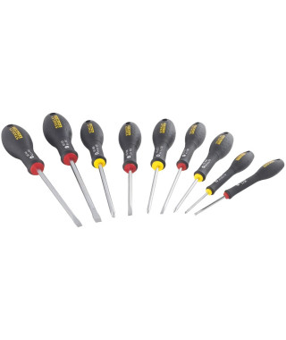 Jeu de 10 Tournevis - STANLEY FATMAX - FMHT65439-0 - Electricien + Mecanicien + Phillips + Testeur