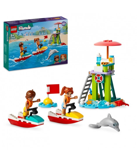 LEGO Friends 42623 Le jet-ski de la plage - Inclut un sauveteur - Jeu éducatif enfant