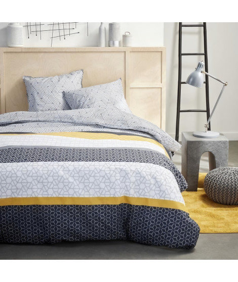 Parure de lit 2 personnes - TODAY - Sunshine 16.4 - 220 x 240 cm - 100% Coton imprimé