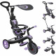 Tricycle évolutif EXPLORER 4 EN 1 - GLOBBER - Iris - Draisienne - de 10 mois a 5 ans - Montage sans outils