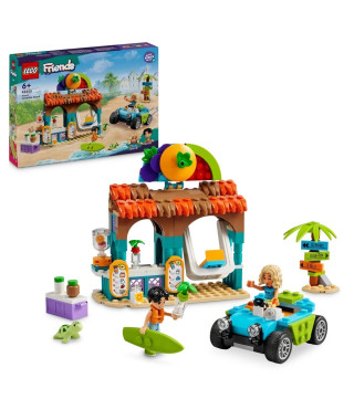 LEGO Friends 42625 Le bar a smoothies de la plage - Set boissons pour filles et garçons