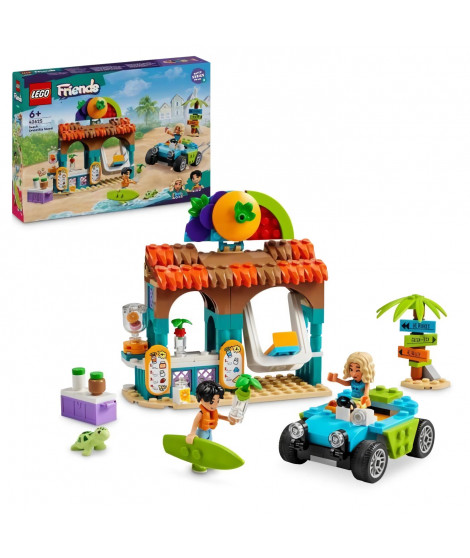 LEGO Friends 42625 Le bar a smoothies de la plage - Set boissons pour filles et garçons
