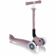 Trottinette 3 roues pliable - GLOBBER - JUNIOR LIGHTS ECOLOGIC - Rose Framboise - Lumineuses - Plastique recyclé - 2 a 6 ans …