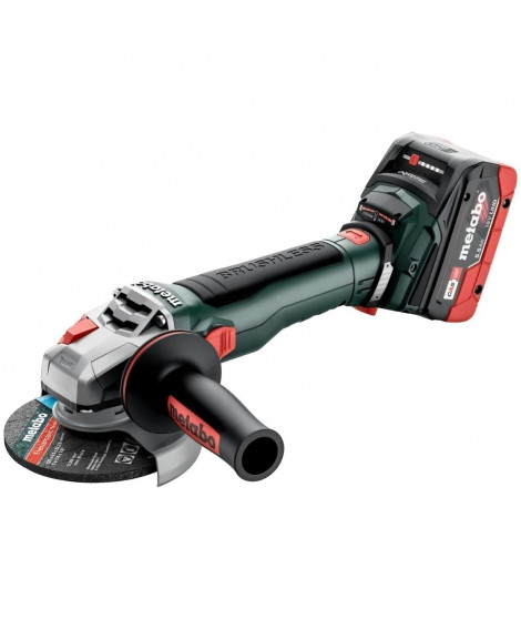 Meuleuse d'angle sans fil - METABO - WB 18 LT BL 11-125 Quick - 18 V - MetaBOX 165 L
