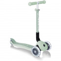 Trottinette 3 roues pliable - GLOBBER - JUNIOR LIGHTS ECOLOGIC - Vert Pistache - Lumineuses - Plastique recyclé - 2 a 6 ans -…