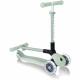 Trottinette 3 roues pliable - GLOBBER - JUNIOR LIGHTS ECOLOGIC - Vert Pistache - Lumineuses - Plastique recyclé - 2 a 6 ans -…