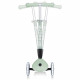 Trottinette 3 roues pliable - GLOBBER - JUNIOR LIGHTS ECOLOGIC - Vert Pistache - Lumineuses - Plastique recyclé - 2 a 6 ans -…