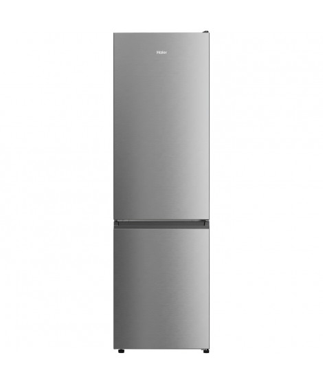 Réfrigérateur Combiné - HAIER -  2D 60 Series 1 HDW1620DNPK - Classe D - 377 L - 200 x 59,5 x 65,9 cm - Effet Inox
