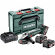 Set Meuleuse d'angle sans fil - METABO - W 18 L 9-125 Quick - 18 V - MetaBOX 165 L