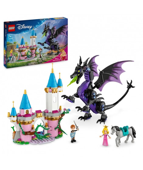 LEGO | Disney Princess 43240 Maléfique en dragon, jouet pour les fans du dessin-animé