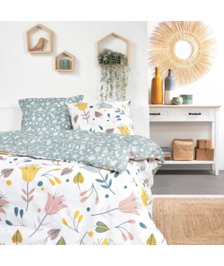 Parure de lit 2 personnes - TODAY - Sunshine 11.44 - 240 x 260 cm - 100% Coton imprimé