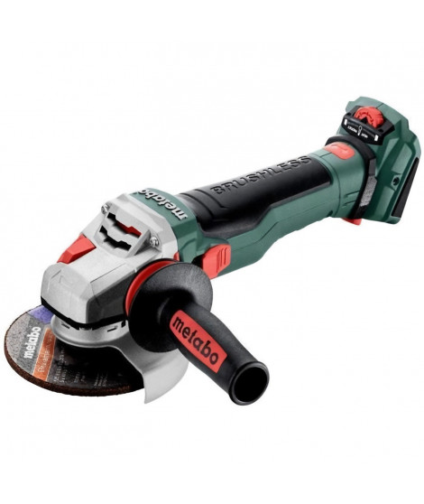 Meuleuse d'angle sans fil - METABO - WVB 18 LTX BL 15-125 Quick - 18 V - MetaBOX 165 L