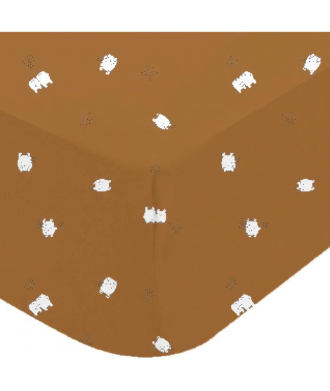 Drap housse - DOMIVA - BOUBOU - Jersey - Iprimé - 70 x 140 cm