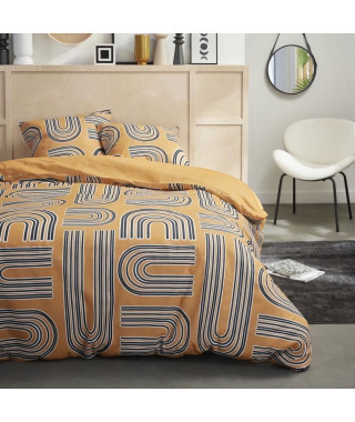 Parure de lit 2 personnes - TODAY - Sunshine 16.11 - 220 x 240 cm - 100% Coton imprimé