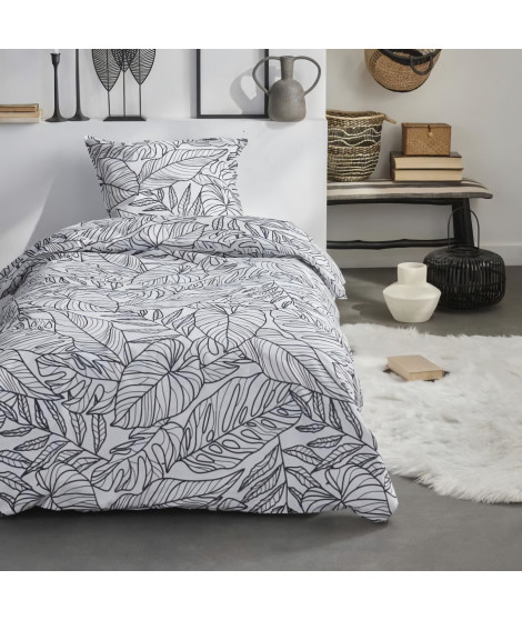 Parure de lit 1 personne - TODAY - Sunshine 16.12 - 140 x 200 cm - 100% Coton imprimé