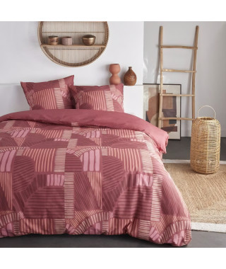 Parure de lit 2 personnes - TODAY - Sunshine 15.2 - 220 x 240 cm - 100% Coton imprimé