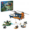 LEGO City 60437 L'hélicoptere de l'explorateur de la jungle au camp de base, des 8 ans