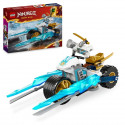LEGO NINJAGO 71816 La moto de glace de Zane - Avec minifigurine, Jouet d'aventure ninja